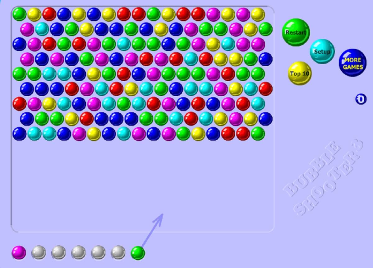 bubble shooter flash game